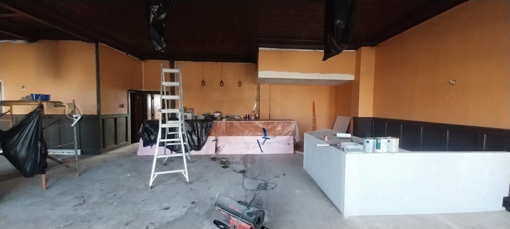 Newberry Coffee Co buildout