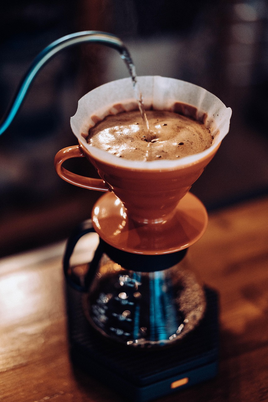 coffee, filter coffee, hand filter, coffe maker, water, nature, drink, beverage, hario